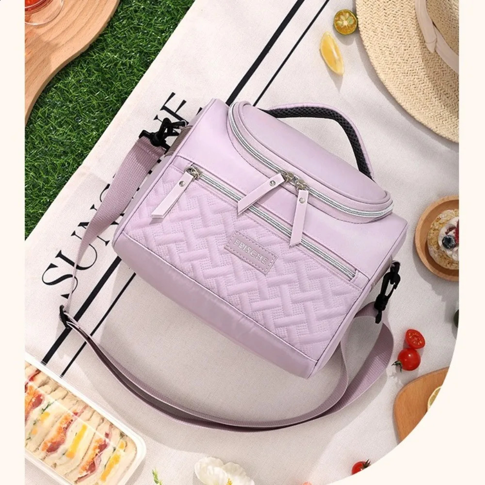 Thickened Lunch Portable Childrens Bento Outdoor Picnic Insulated Box Bag CrossBorder Cold Insulation Ice Pack 250528