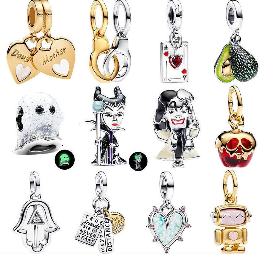 New Arrival Weimei Pan S925 Sterling Silver Bracelet Bracelet Snake Bone Chain Avocado Pendant Diy Accessories Beaded Loose Beads