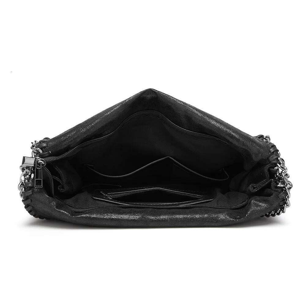 The 2025 New High-End Women's Bag: Large Folding Chain Hand Shoulder Bag, European And American Fashion