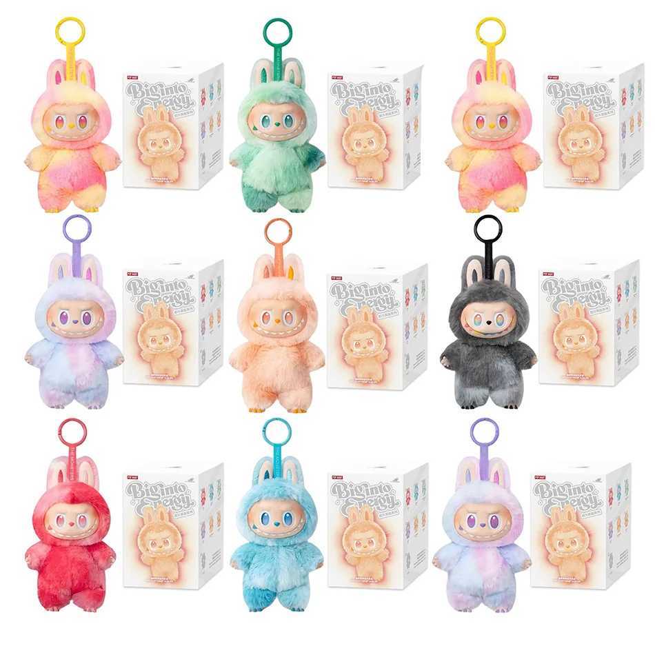 The Monsters Labubu Big Into Energy Series Anime Macaron Figure Vinyl Face Doll Figure PVC Model Keychain Kawaii Doll Kid GiftT250528