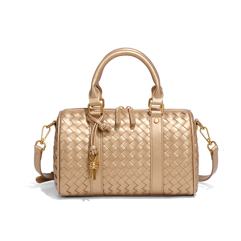 Unique High-End Handbag Practical Versatile Shoulder Crossbody Handwoven Women's Boston Pillow Bag