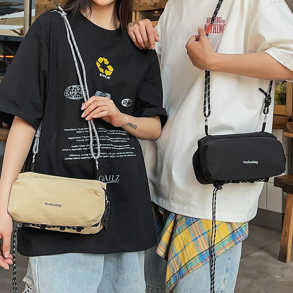 Mountaineering Kettle Bag Personalized Commuting Crossbody Sports MultiLayer Single Shoulder Small Bag 250528
