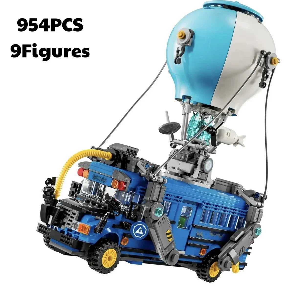 954pcs 2025 NEW Battle Model Bus Building Blocks Bricks Set Educational Toys For Children Birthday Gift Vehicle Gift for Boys W250529