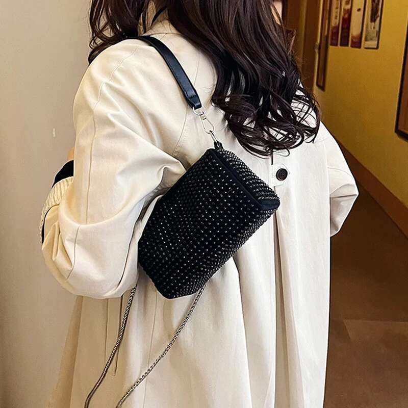 Spring And Summer Small Bags 2024 New Trend Color Dia Pillow Chain Shoulder Personalized Crossbody Bag