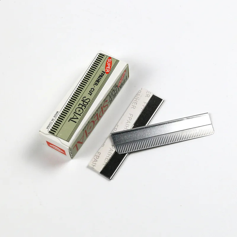 Professional Makeup Artist Eyebrow Trimmer Carbon Steel Disposable Razor Blades Brow Shaping Tool 250516