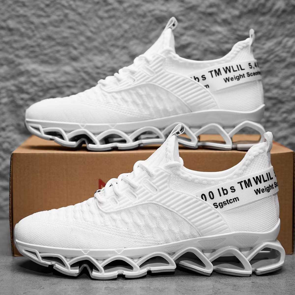 Mens Trainers Air Cushion Running Fashion Shoes Casual Breathable Walking Tennis Gym Athletic Sports SneakersC250325
