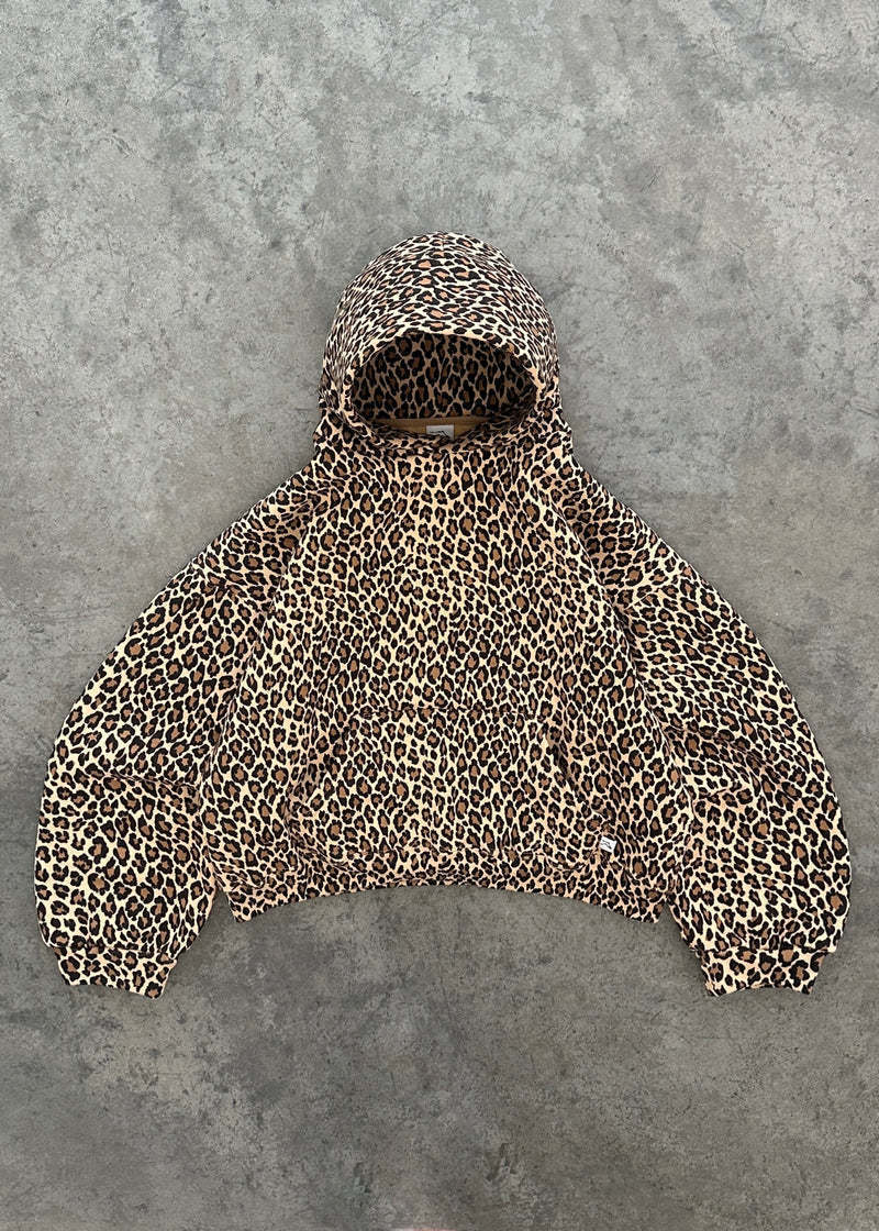 Zip Up Hoodie Harajuku High Street Oversized Leopard Pattern Print Y2k Hoodies Retro Goth Long Sleeve Clothes Sweatshirt Hoodie R250529