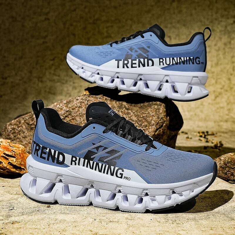 New Men Running Shoes Jogging Casual Lace-up Breathable Fashion Sneakers Blade Loafers Brand Outdoor Walking Leisure Comfortable