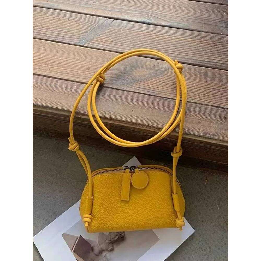 Office Vintage Women Cowhide Singel Shoulder Casual Design Small Boston Ladies Genuine Leather Strap Crossbody Bag