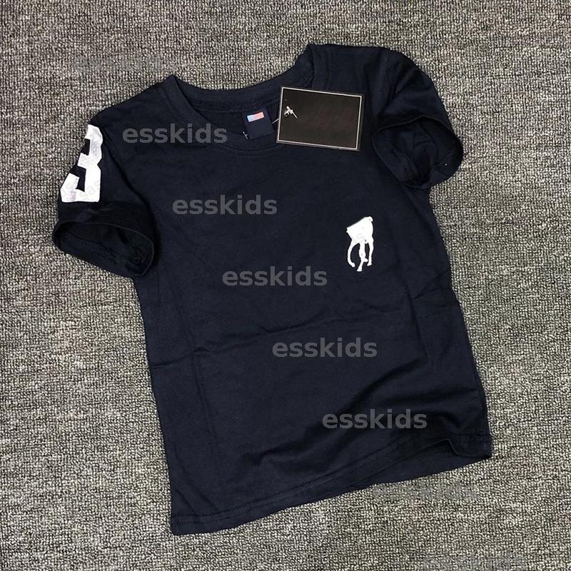 Summer pure cotton short sleeved T-shirt new boys casual round neck tshirt fashion childrens tops classic print kids clothes 90-160 CSD2505291 y250607