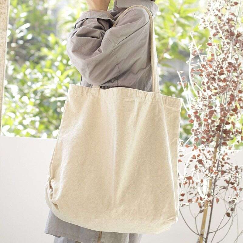 Commuting Women, Capacity Korean Style Canvas Bag, Versatile Going Out and Shopping, Large Bag for Women