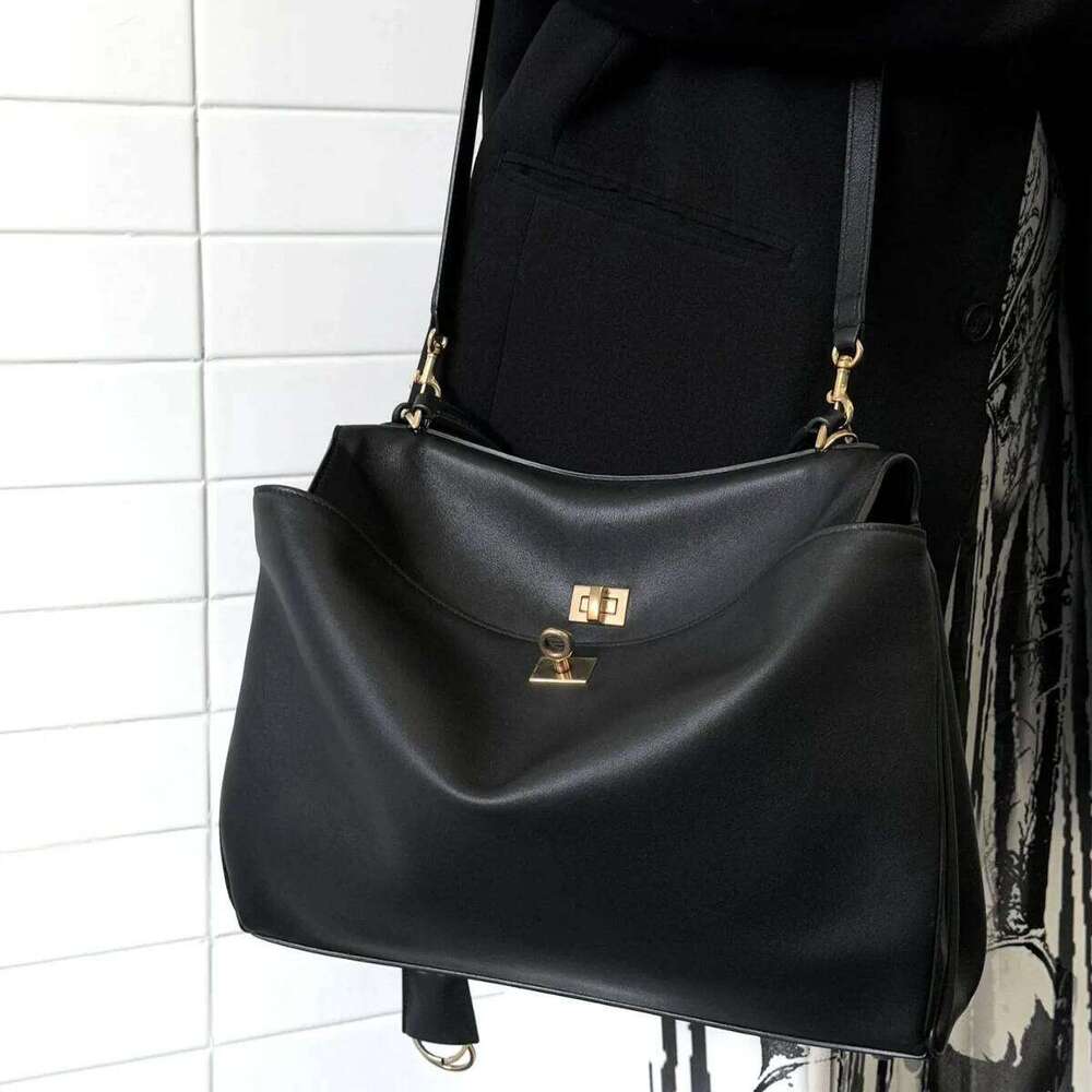 2025 Brand Rodeo New Spring Genuine Leather Handbags Fashion Gold Buckle Totes Women Shoulder Bags