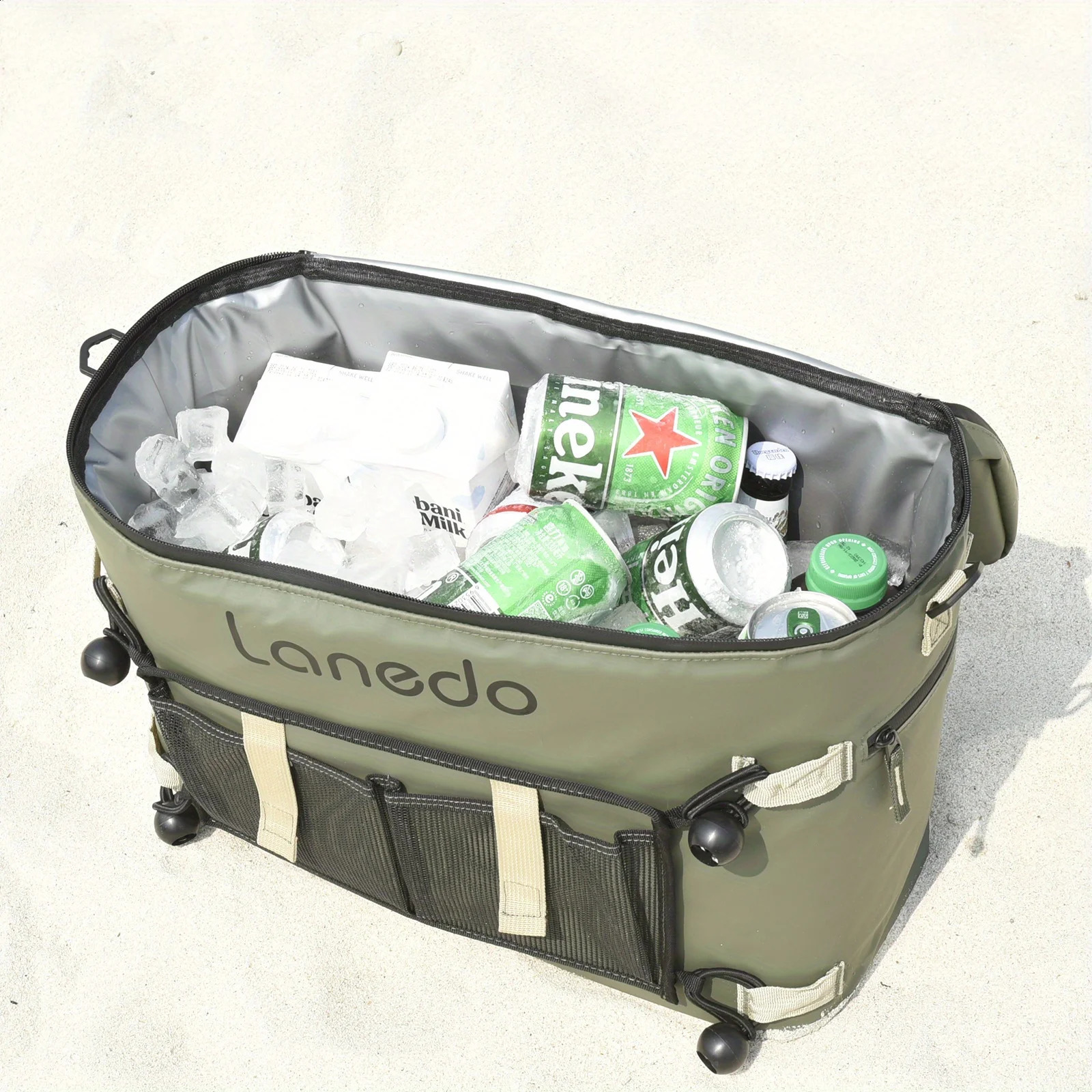 Leakproof Outdoor Camping Insulated Unisex Lunch Bag Water Cooler Bag 250528