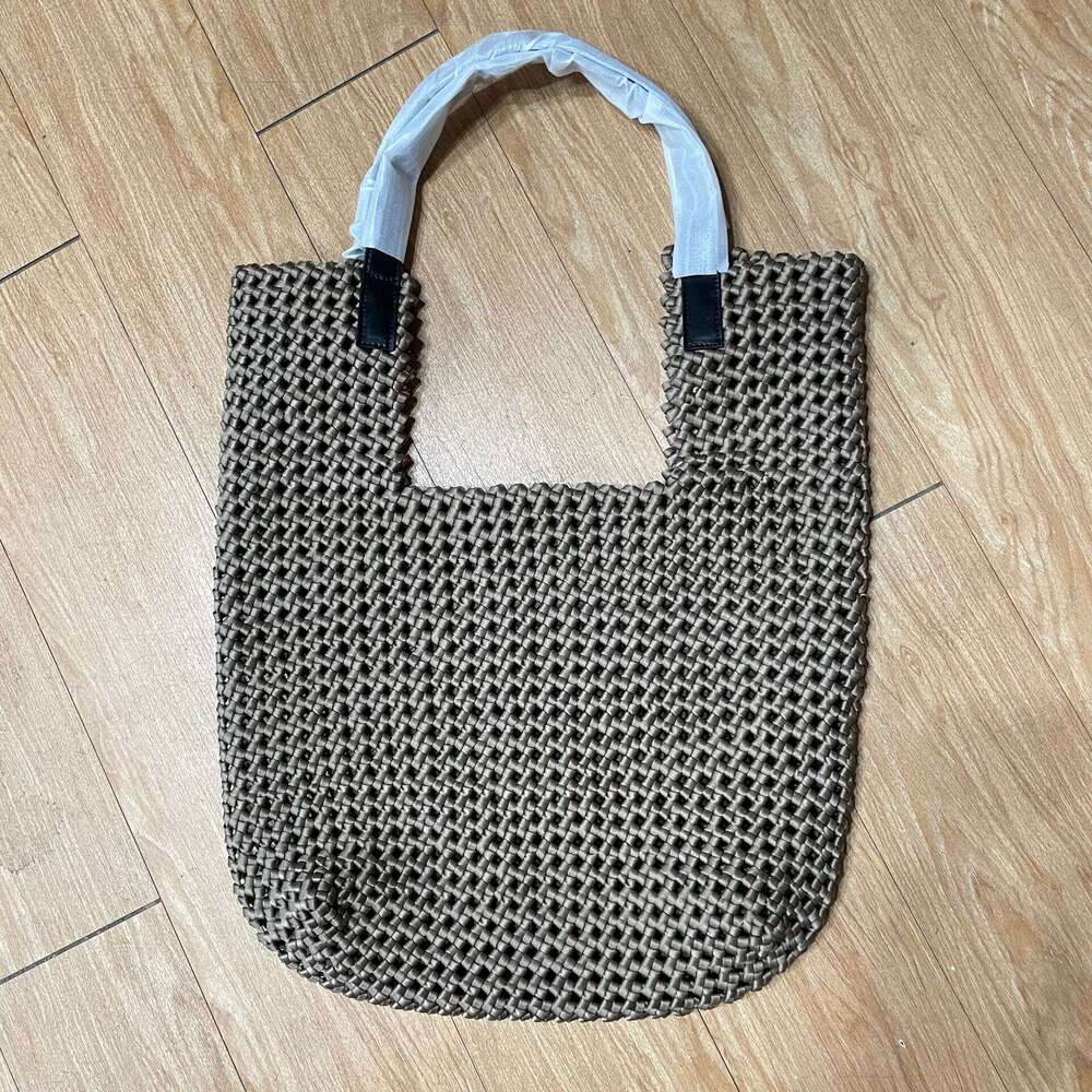 Tote Bag New Handwoven Shoulder Large Capacity Women S Tote Fashion Mother Daughter Bag Internet Celebrity Hot Sale Shoulder Bag Braided Handbag