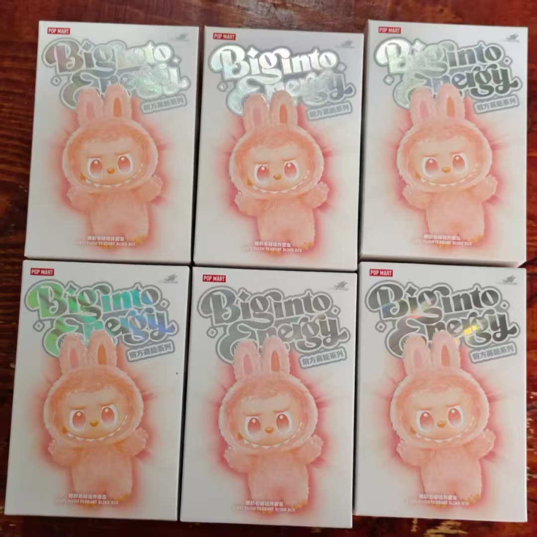 Labubu Vinyl Plush Dolls - Special Edition Blind Box Set with Three Generations 1box 6PCS
