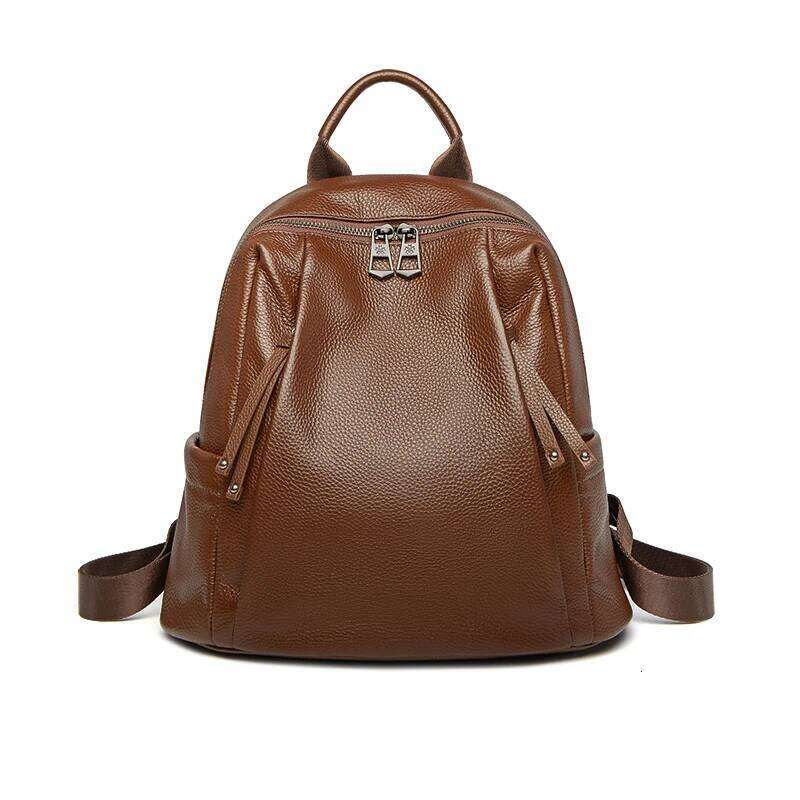 2025 New ZOOLER Full Skin 100% Genuine Leather Women Brand Fashion Roomy Travel Backpack Handmade Bag#Yc575