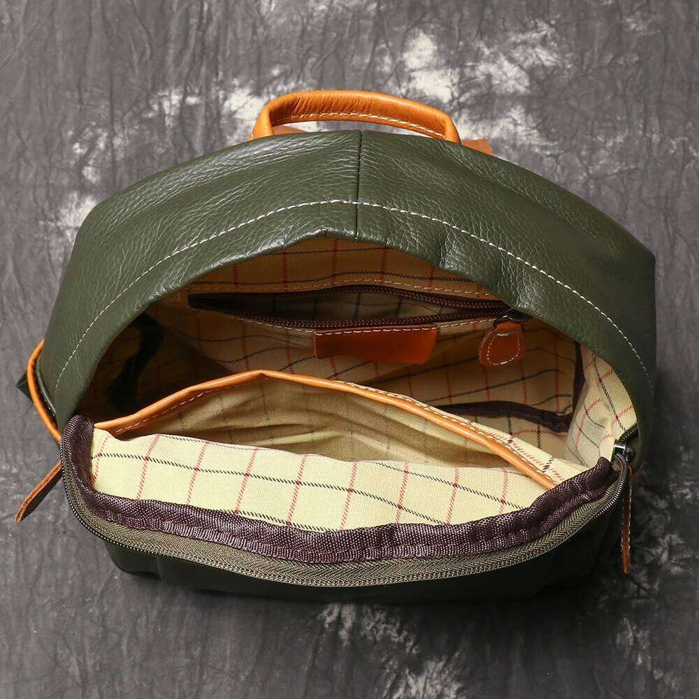 LUOKIR New Trendy Women's Versatile Fashion Leather Small Backpack Lightweight Casual Travel School Bag