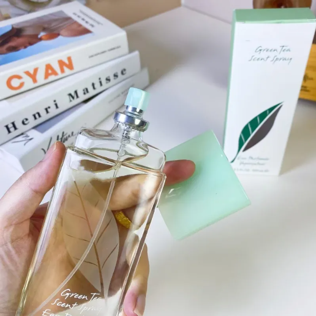 Neutral Perfume Girls Femme Green Tea 100ml EDP Fragrance incense spray Long Lasting Fragrance Charming Smell