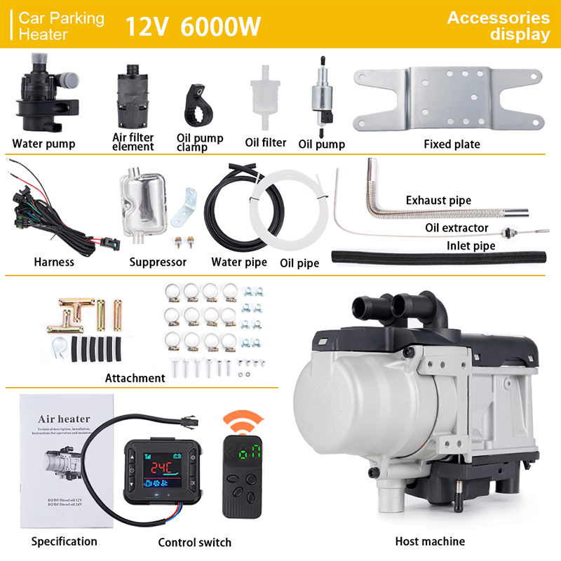 Parking water diesel heater, diesel night heater, diesel coolant heater