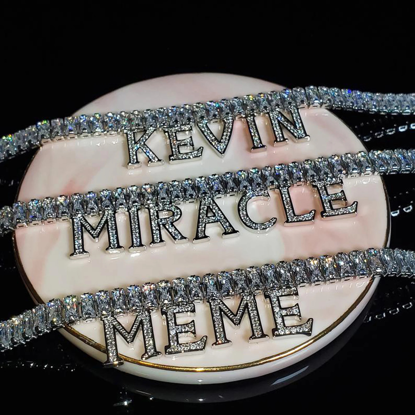 Icy Custom Letters Charm Anklet Personalised Bling Initial Name Anklet Personalize Nameplate Jewelry For Her Drop 250526