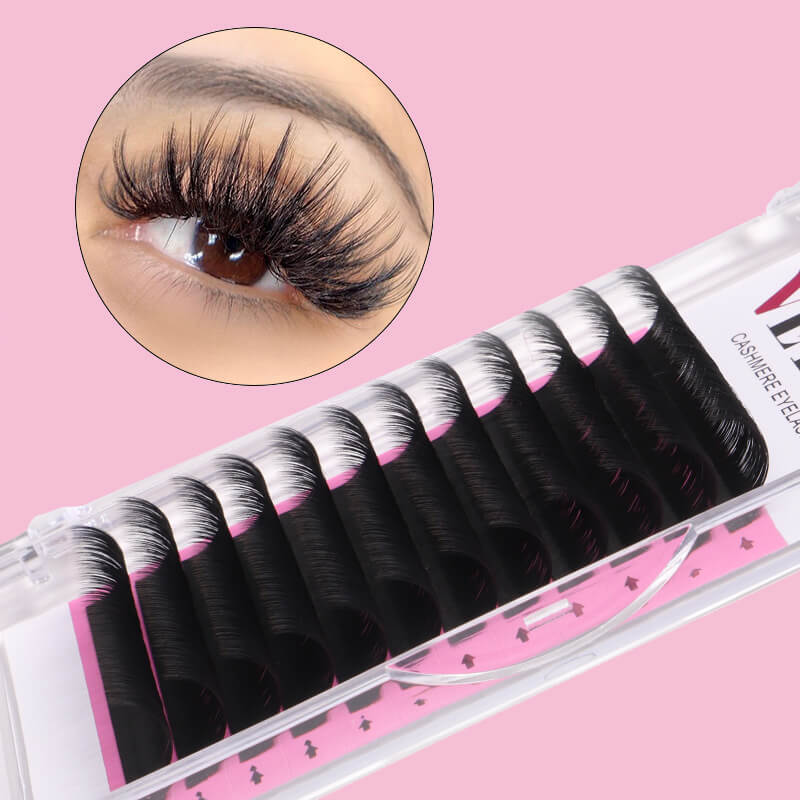 VEYES Cashmere 0.03 0.05 0.07 Private Label Individual Lash Extension Premium Wholesale Volume Eyelash Extension Supplies