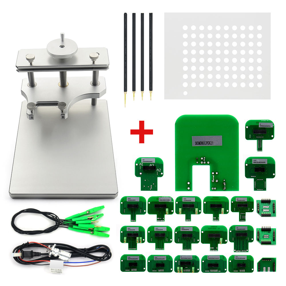 Latest LED BDM Frame With 22PCS Adapter Full Sets BDM Table for KTAG KESS Fgtech ECU Programmer ECU Chip Tuning Flasher Tester