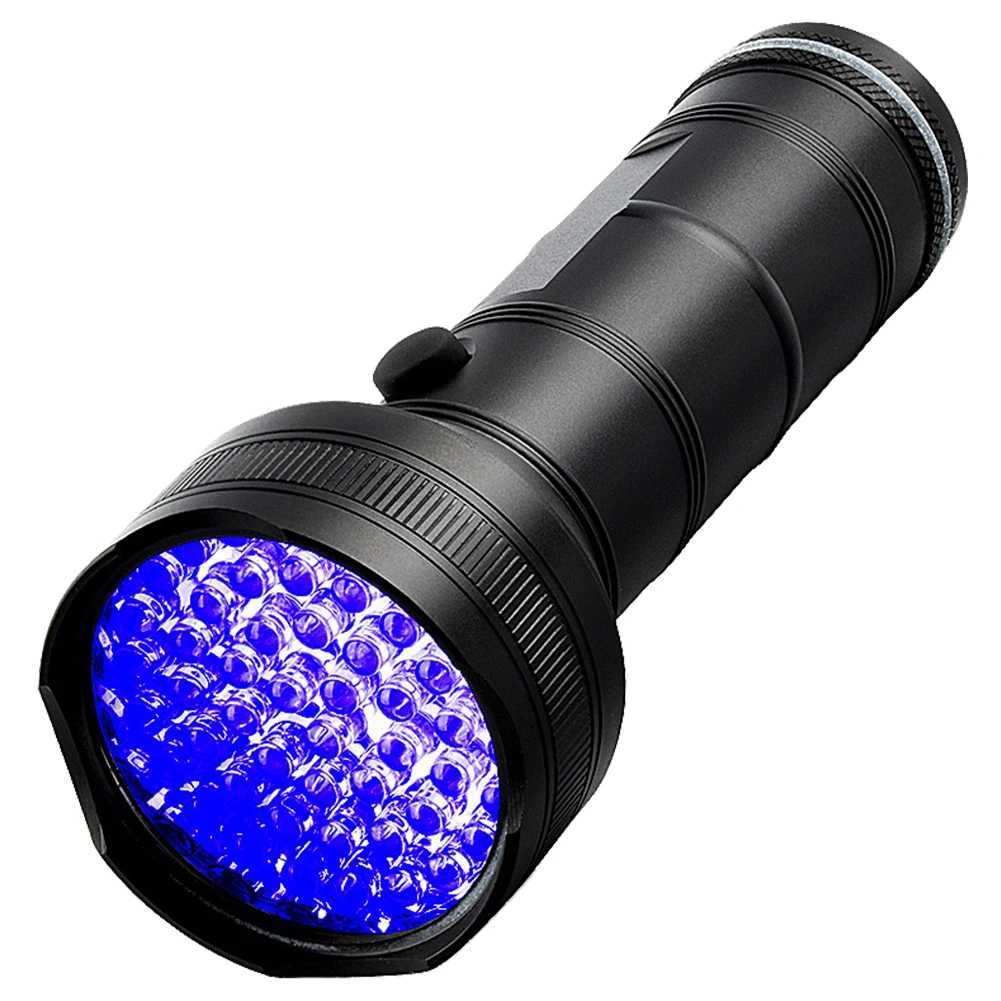 51/100 LED UV Flashlight 395nm Portable Ultraviolet Flashlight Money Verification Inspection Lamp Torch Multifunctional Tool XJ250529