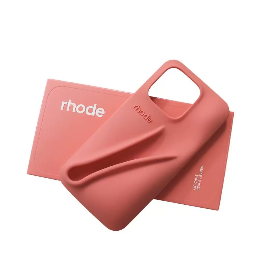 rhodes phone case For iPhone 16 Pro Max case 16 15 Plus 14 Pro 13 12 Luxurys Designer Fashion iphone case Lip Gloss Lipstick Lip Balm Make-Up Silicone