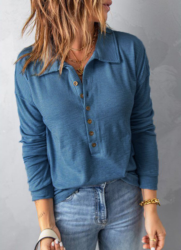 Designer Clothing Fashion Shirt Summer New Women's Collar Button Top Long Sleeved Shirt 2025 New Casual Trend
