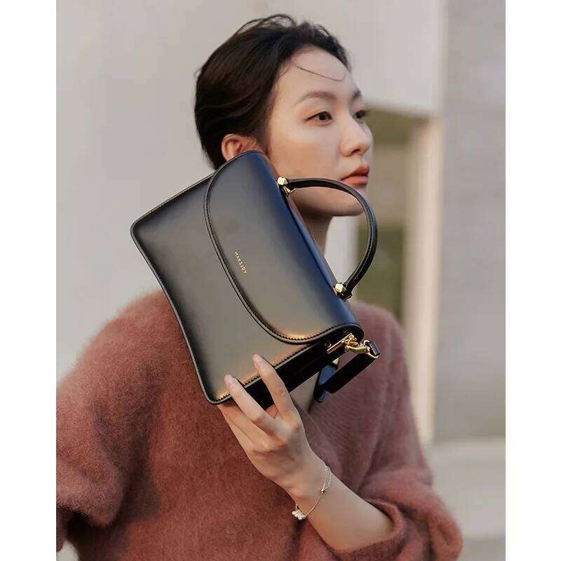 Designer Bag Crossbody Small Square New High Quality Leather Women S Shoulder Niche Temperament Fashionable Handbag