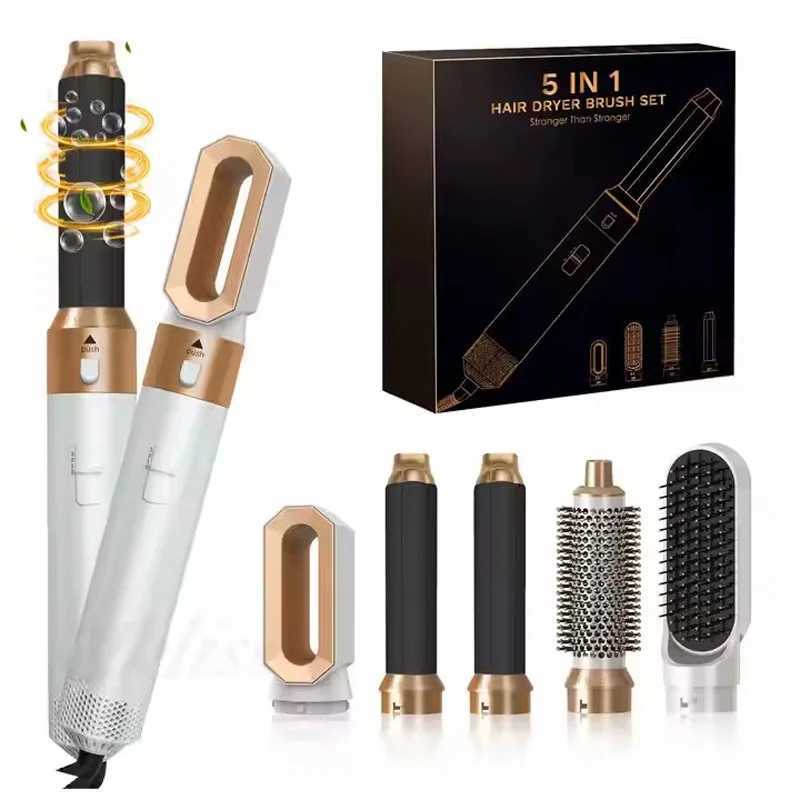 Professional Air Hair Styler 5 In 1 Hair Dryer Hair Curling Straightening Hair Drying 1000W Hot Air BrushesXJ250528