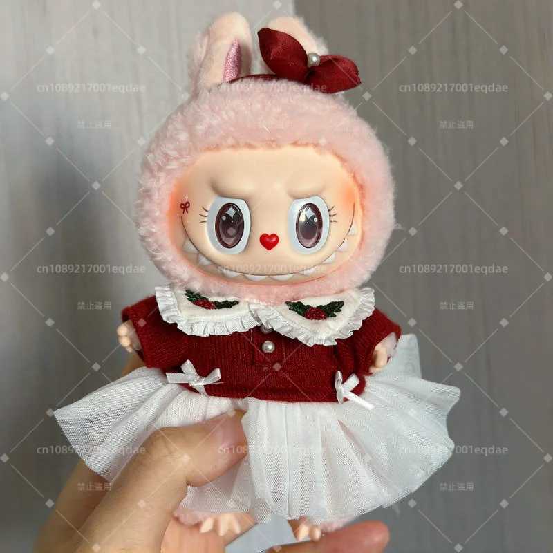New 1 1 Replica Monster Labubu Series Mokoko Christmas Limited Twinkly Fairy Tale Vinyl Doll Pendant Keychain Kawaii Toy Xmas Gift Z250529