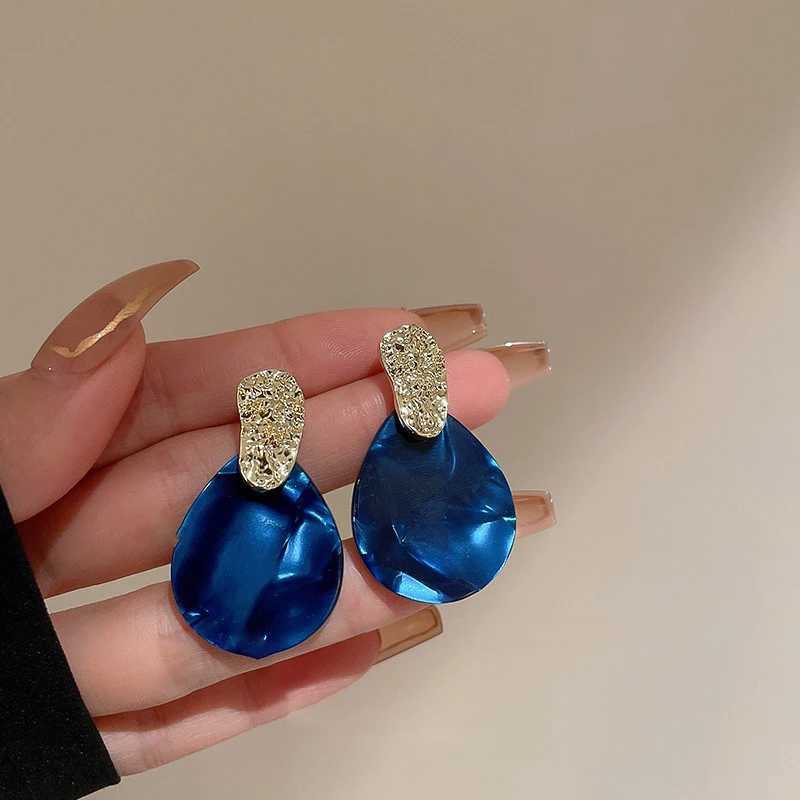 Rhinestones Round Water Drop Metal Mediaeval Vintage Dangle Earrings for Women Personty Exquisite Aesthetic Premium Jewelry L250527