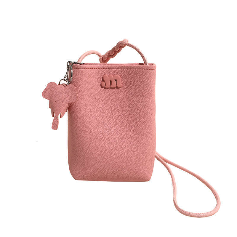 Pu New Style Phone Shoulder Fashion Crossbody Small Square Trendy Cute Fresh Vertical Bag For Women B5
