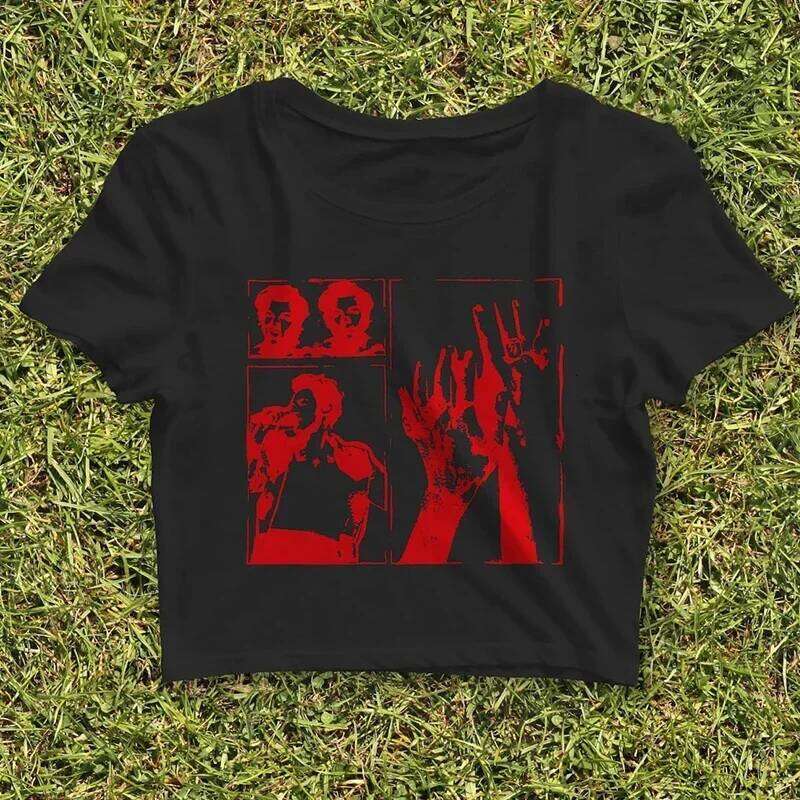 hoodie Women's Wear Vintage Crop Top Women Aesthetic 2000S T-Shirt Trendy Ladies Y2k Baby Tee 90S Grunge Clothes Fashion Party Tshirt jacket