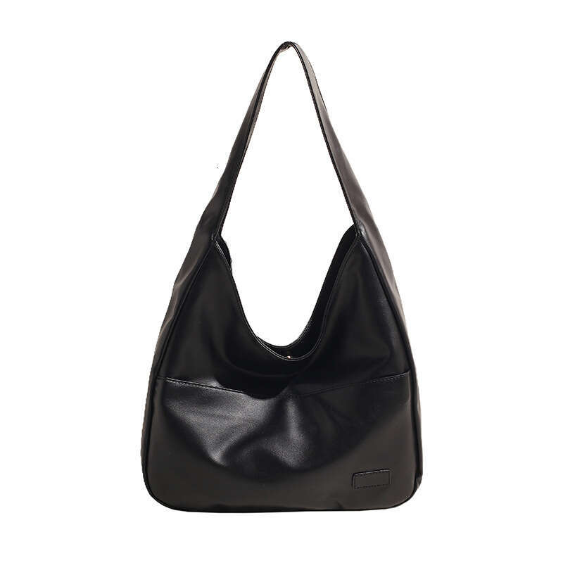Large Capacity Bag For Women, New Textured Tote College Student Shoulder Simple Casual Bag, Trendy B5