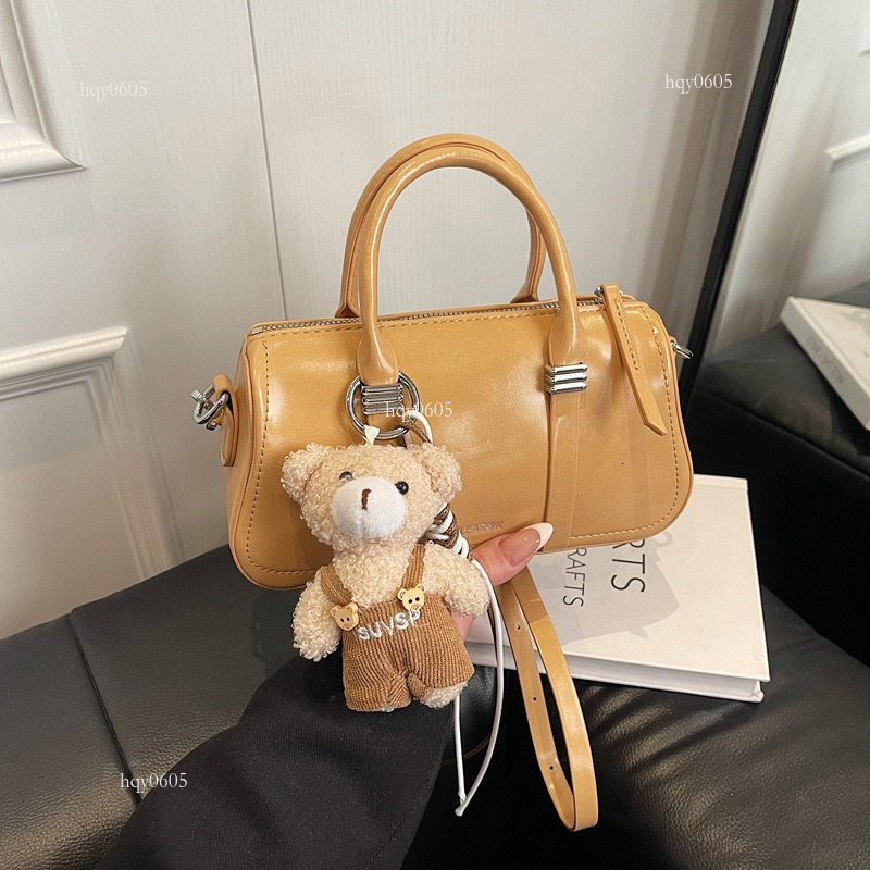 Top quality Brand High Quality New Style Free Delivery Designer Bag High-End Oil Wax Leather Small Square for Women 2025 Spring Summer Retro Handbag L