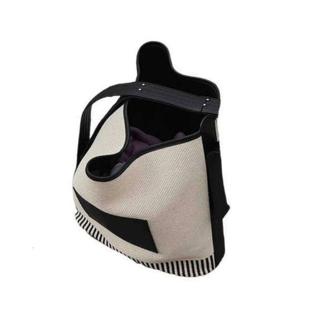 Women's Bags Designer Striped Canvas Bucket Patchwork Crossbody For Women New Commute Large Shopper Tote Bags Designer Shoulder Bag Chic