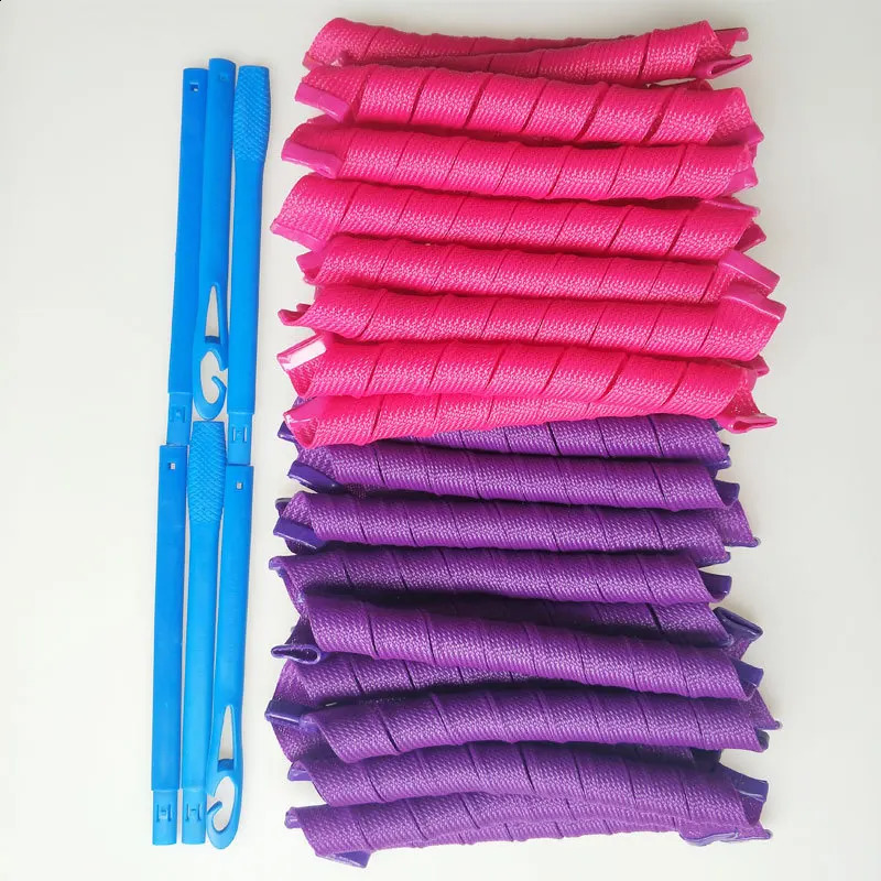 Curling iron magic spiral curler hair styling tool DIY hair curlers no hair heat curlers and styling hooks soft lazy curly 250519