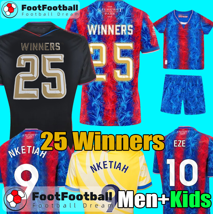 24 25 26 PaLaCes EZE 25 WINNER NKETIAH SARR Football Shirt football kit Soccer Jerseys 2024 RICHARDS LERMA EDOUARD HOLDING CrYsTalS MUNOZ MATETA SCHLUPP Men kids tops