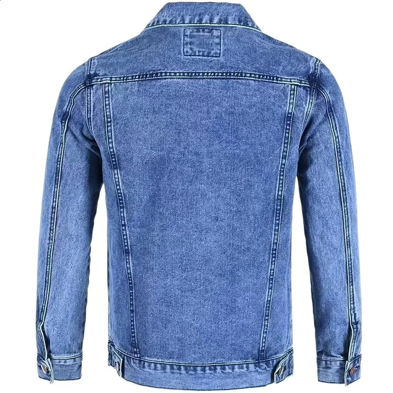Denim Jacket Trendy Korean Style Casual Versatile Autumn Quarter Length Top For Young Men Student Body Conscious Fashion 250521