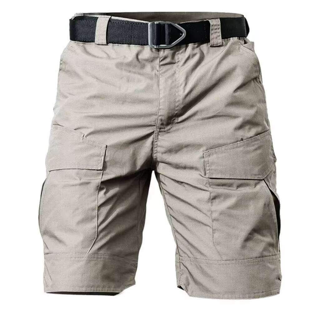 Summer Waterproof Tactical Flat Bottom Hunting Clothes Cargo Shorts Camouflage Men's Pants