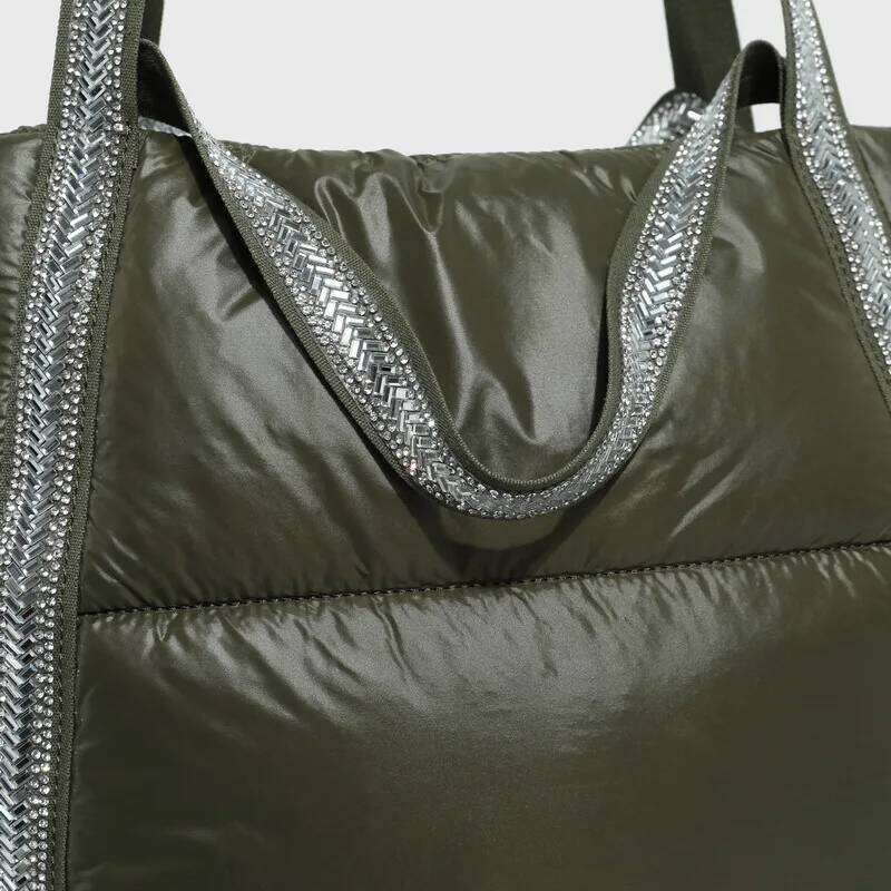 Women's Bags Designer Fashion Nylon Quilting Tote Bags For Women Dia Space Cotton Handbags Down Padded Shoulder Bag Large Capacity Shopper Purses