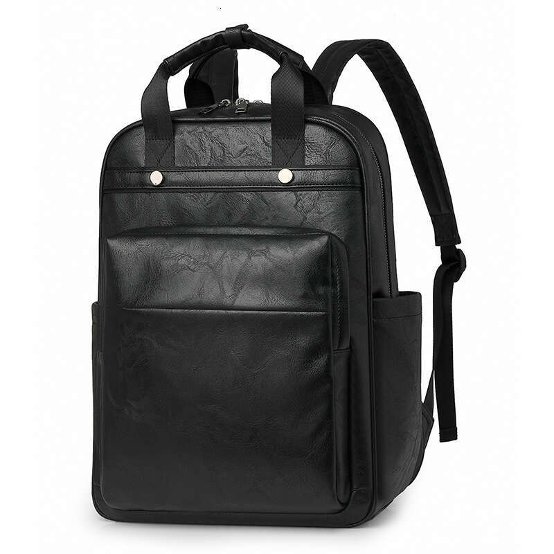New Women's Fashion PU Multifunctional Large Capacity Commuter Mommy Backpack B5