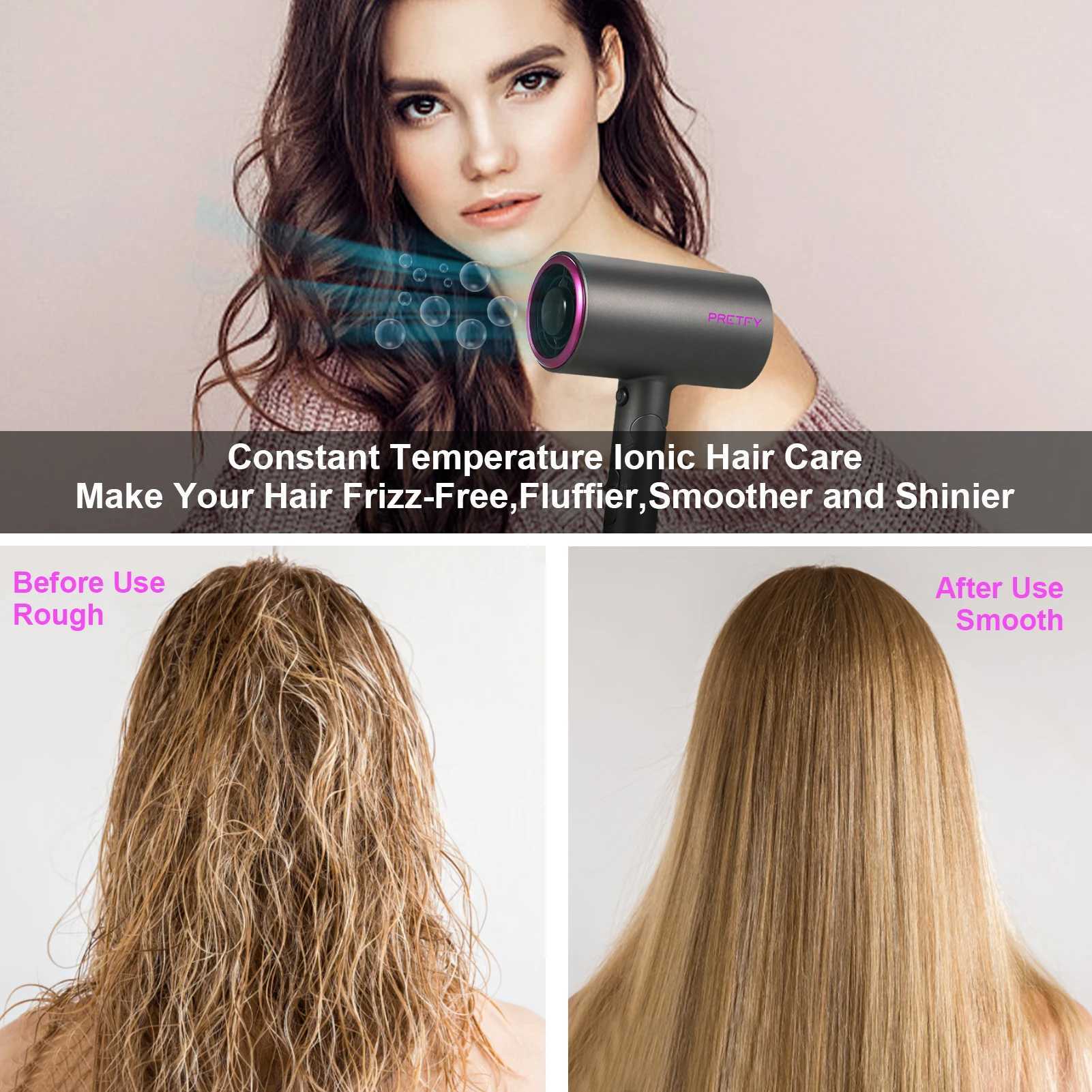 2000W Hair Dryer Large Wind Quickly Drying Hydrate Hair Household Hotel Hair Salon Hair Dryer Large Wind Hair Dryer Hydrate HairXJ250528