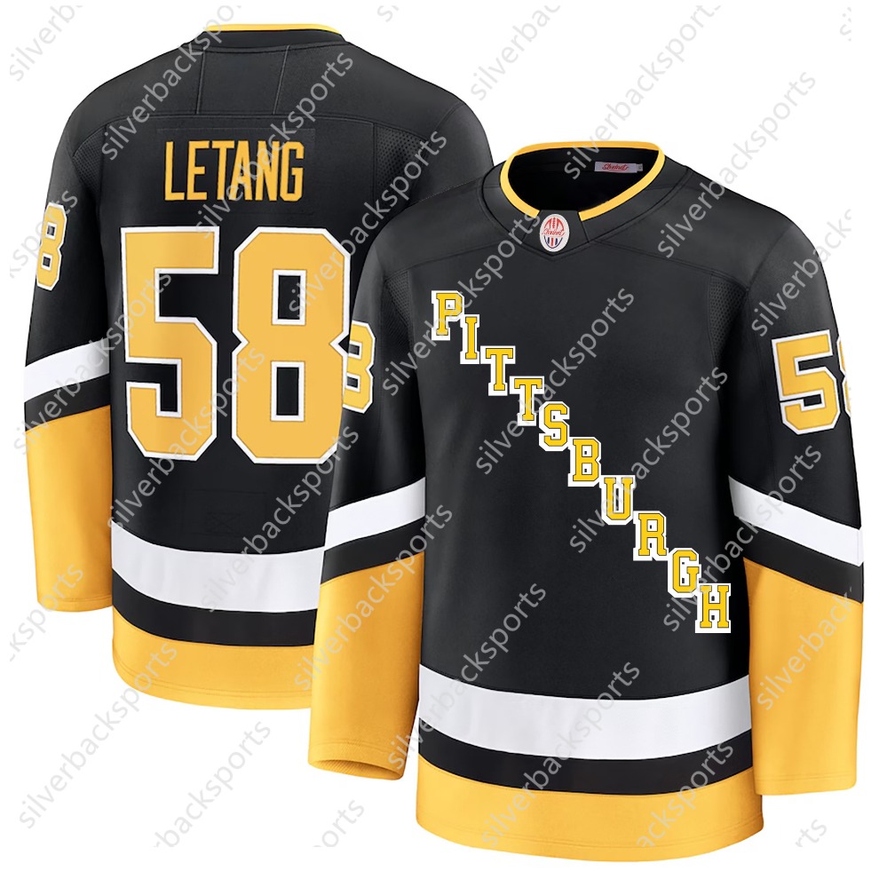 66 LEMIEUX 87 CROSBY Hockey Jerseys Stitched Personalized Name Number comfortable and breathable Jersey