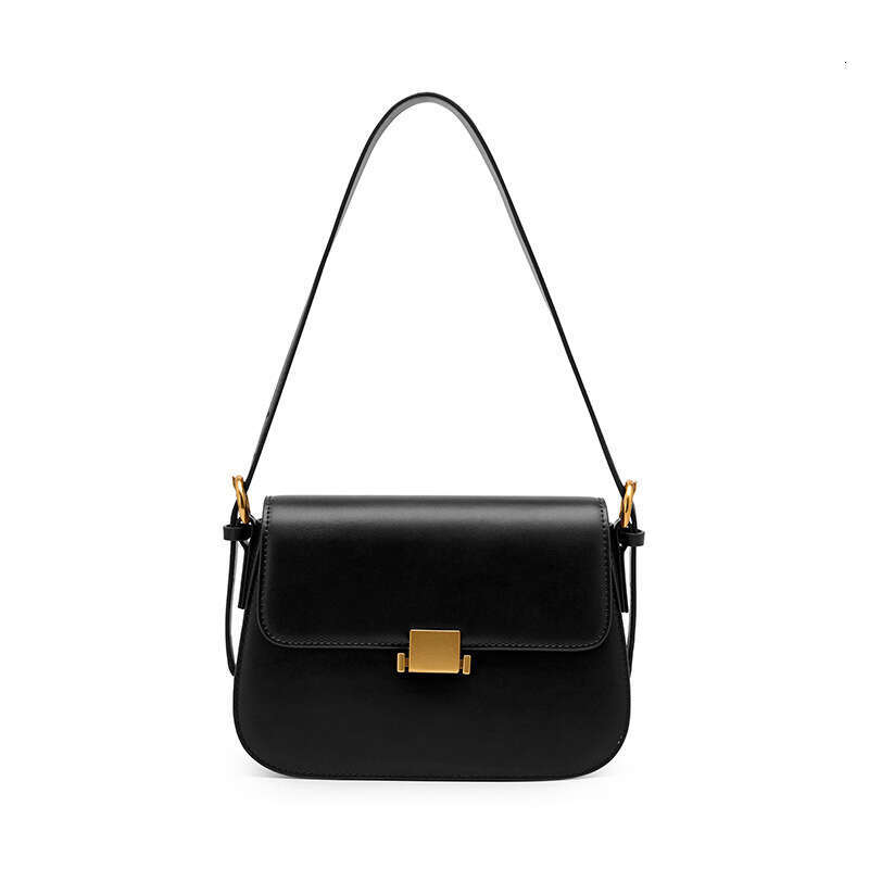 High-End Niche Design Underarm Genuine Leather Women's New Spring Summer Fashion Tofu Single Shoulder Crossbody Bag B5