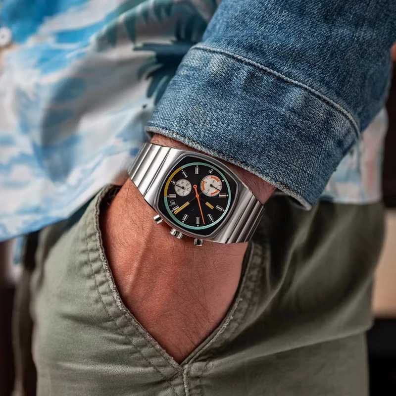 CILOA man high quality quartz watches for men retro automatic movement steeldive male stainless steel waterproof watch mens W250529