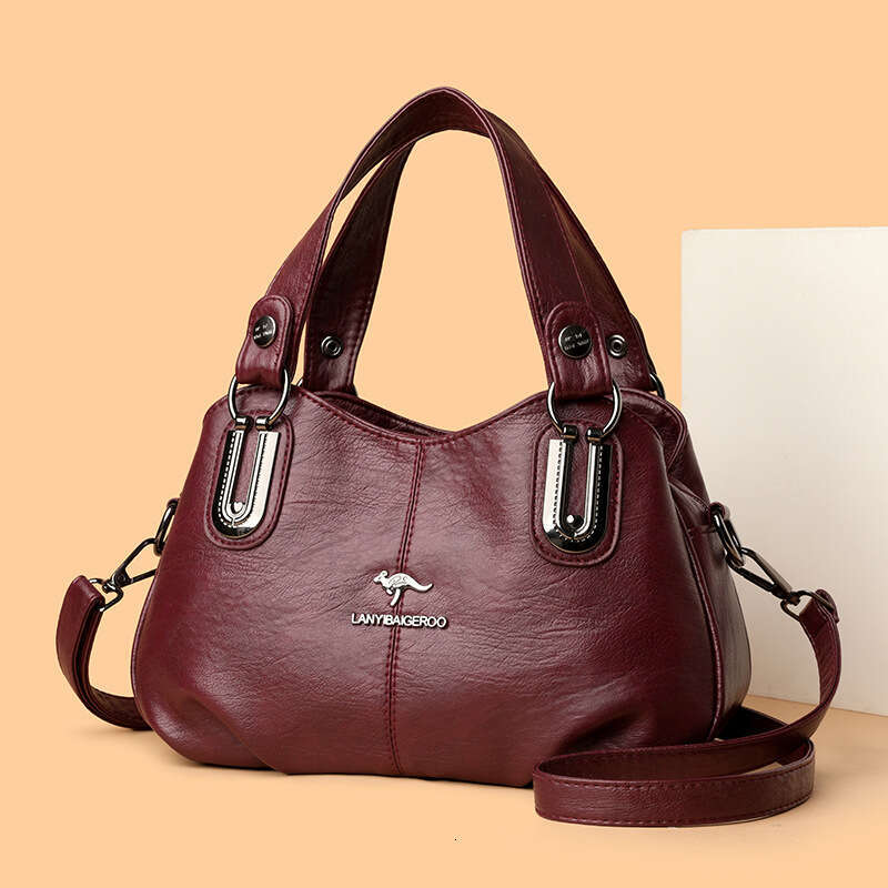 New Trendy Handbag Large Capacity Shell For Middle-Aged Moms Multi-Compartment Shoulder Crossbody Bag B5