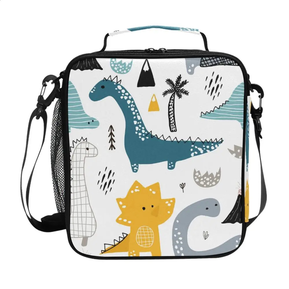 ALAZA Cartoon Cute Lunch Bag For Women Girls Kids Children Thermal Insulated Box Tote Food Picnic Milk Bottle Pouch 250528